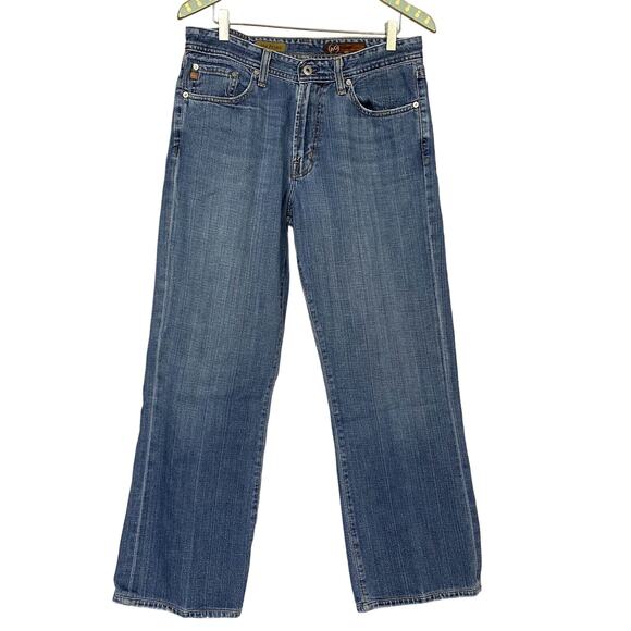 Adriano Goldschmied The Prime Jeans Mens 32x30 Blue Straight Leg Relaxed AG - Picture 1 of 15